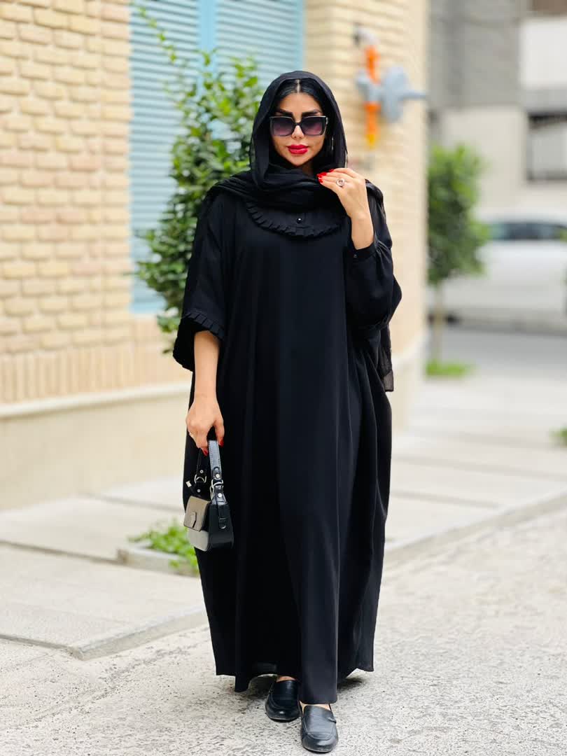 مانتو عبایی ژورژت 2736